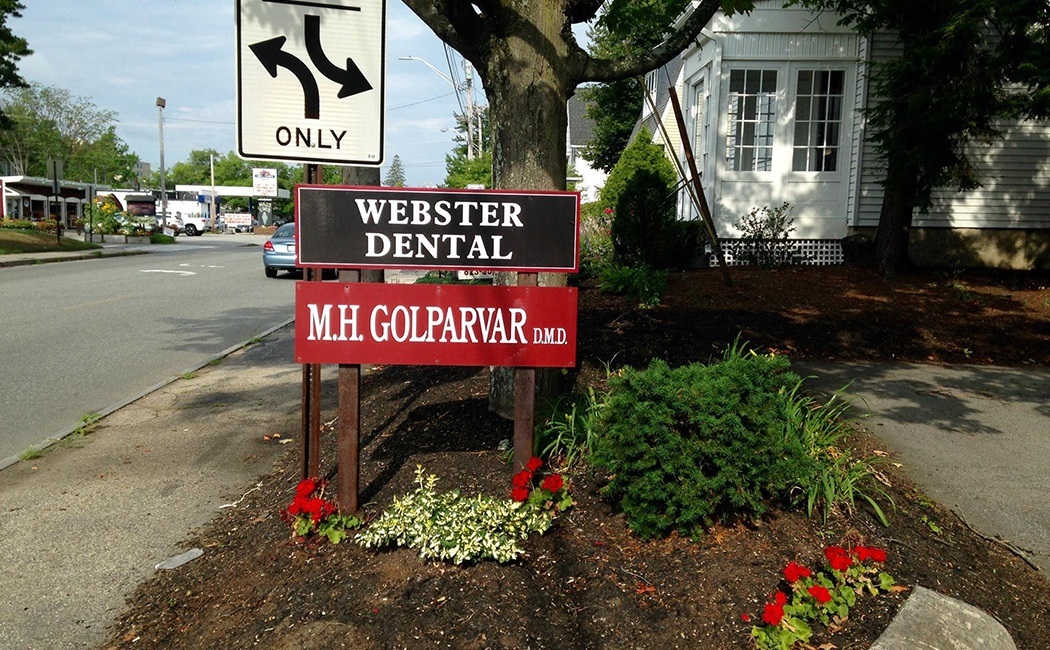 Manchester New Hampshire dental office sign
