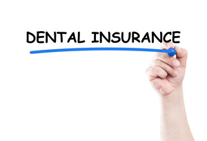 The words “Dental Insurance” being underlined with a blue marker
